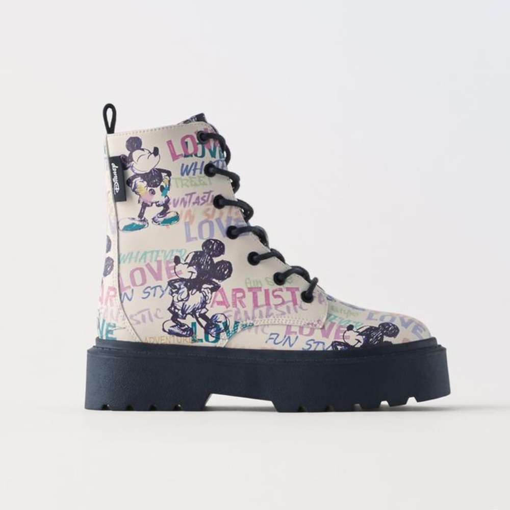 Zara Mickey Mouse ankle boots - Picture 2 of 7
